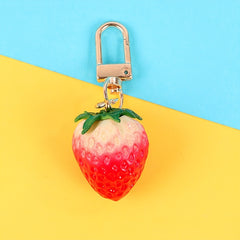 Strawberry Bell Keychain Keyring Bag Decoration