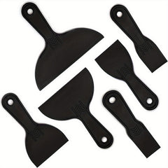 6 Pack Plastic Putty Knives Flexible Paint Scraper Tool