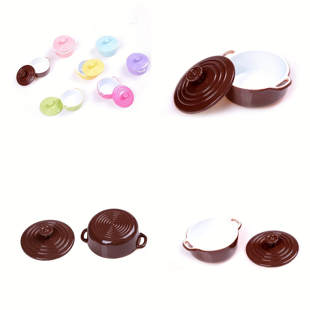 1/12 Dollhouse Kitchen Utensils Cooking Ware Mini Pot Boiler