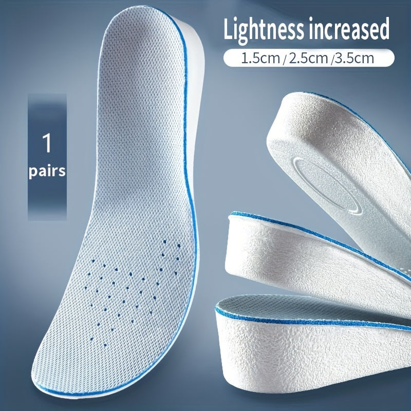 Invisible Height Increase Insoles, 1.5-3 Inch, Unisex, Breathable