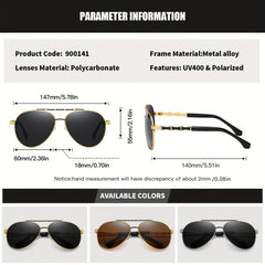 RoyalHot Polarized Oval Frame Sunglasses Driving Sun Glasses