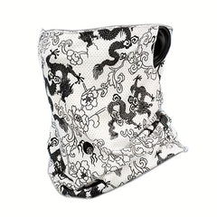 Breathable Camouflage Face Mask Chinese Dragon High Elastic