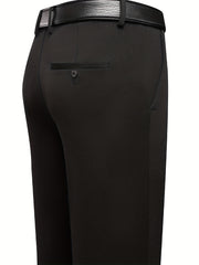 Men's Formal Solid Dress Pants Spring/Fall Business