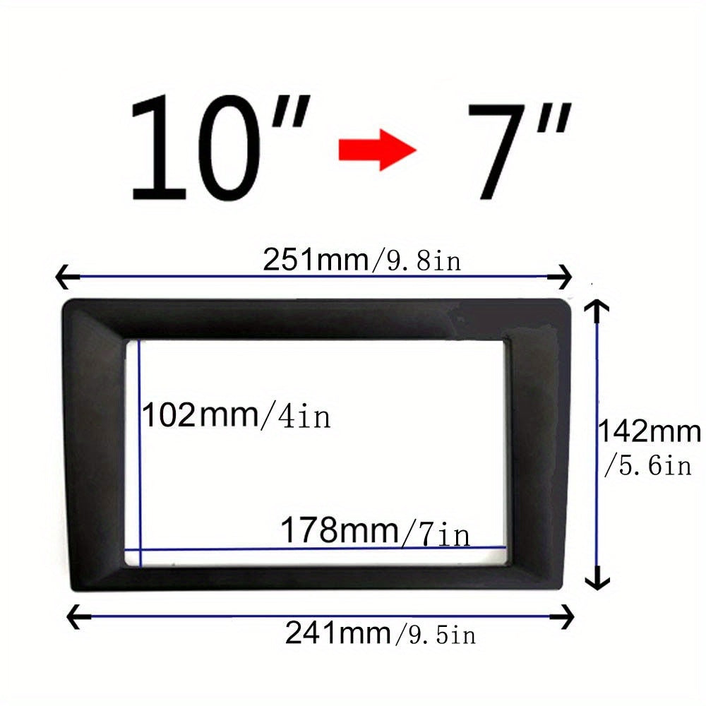 2 DIN Frame Panel Mounts for Car Models Radio Android System