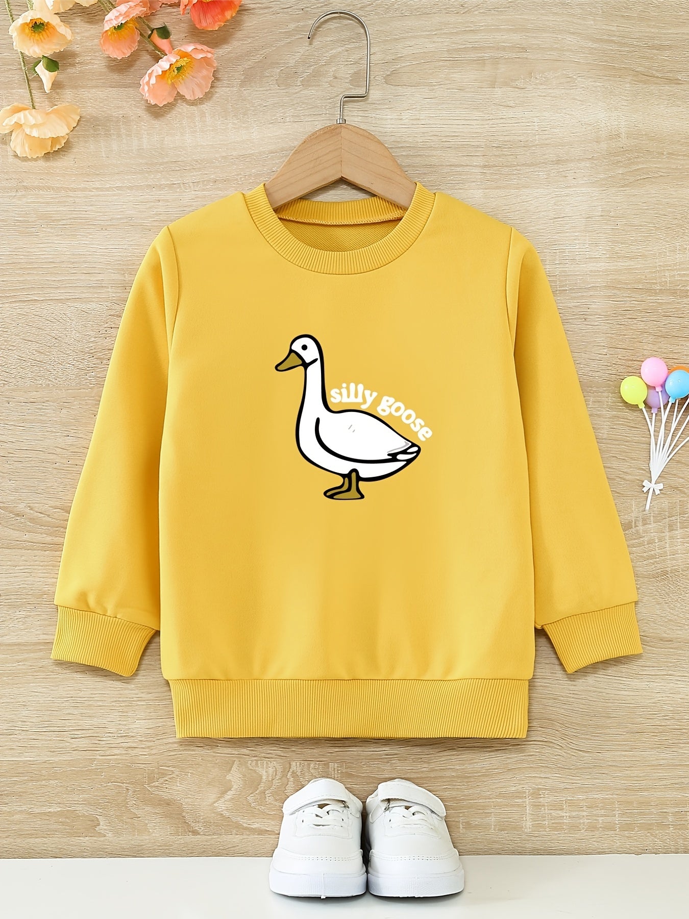 Kids 'Silly Goose' Graphic Sweatshirt