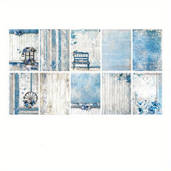 50-Sheet Double Sided Paper Set for DIY Decoration 4.9x6.9 Inches