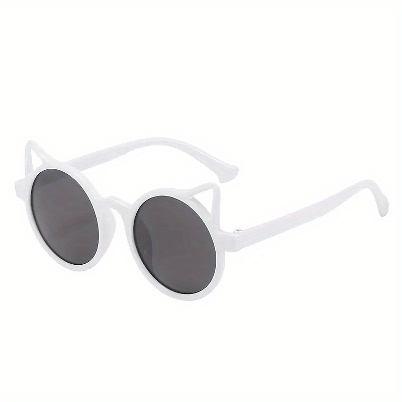 Cute Cat Ear Round Glasses for Kids