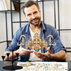 Metal Puzzle Model Kits Palace Building Kits For Adults DIY Handcraft Gift