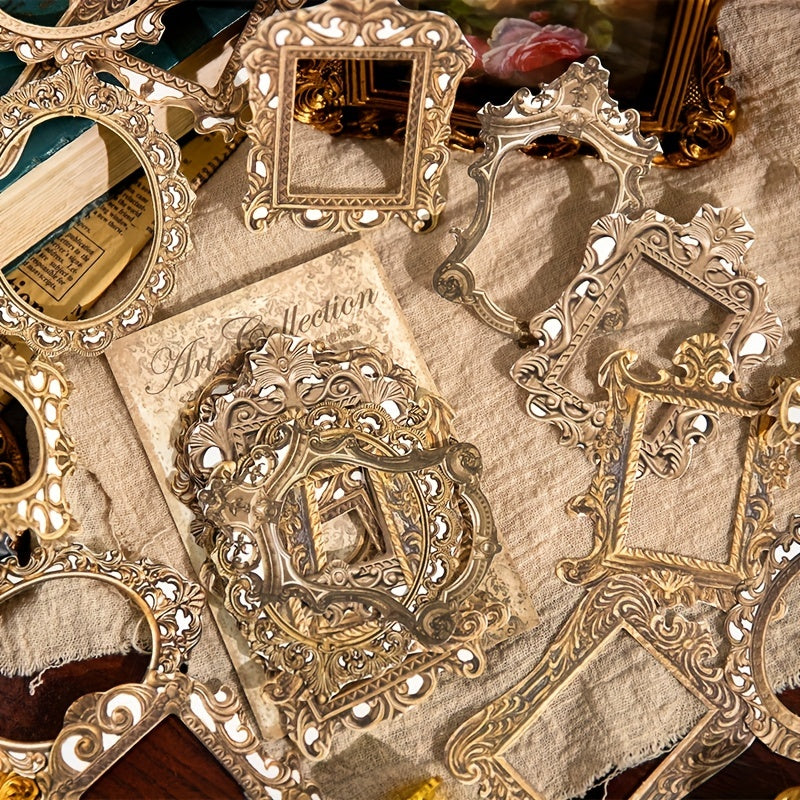 30pcs Retro Court Style Hand Account Book Collage Card DIY Decoration Set