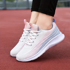 Women's Lightweight Breathable Running Shoes Lace Up Comfort Non Slip Grip