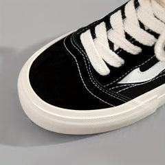 Women's Flat Sneakers Low Top Lace Up Shoes Casual Outdoor Canvas Shoes