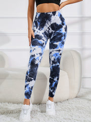 Tie Dye Yoga Workout Tight Pants Butt Lifting Fitness Leggings