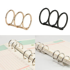Metal Scrapbook Clips Photo Album Binder Rings Desk Calendar Circle