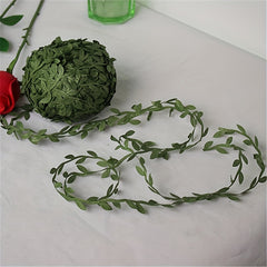 Artificial Vine Leaf Ribbon Decorative Wild Jungle Plants Green for Baby Shower