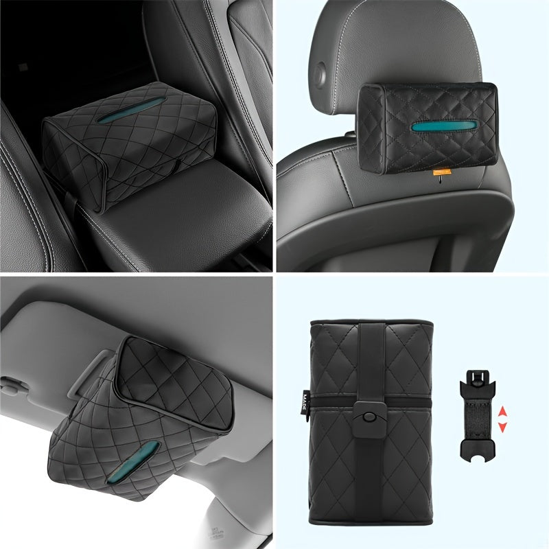 Universal PU Leather Car Seat Napkin Holder
