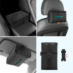 Universal PU Leather Car Seat Napkin Holder