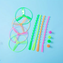 Interactive Bamboo Dragonfly Flying Toy for Outdoor Chase Game