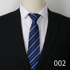 Men's Business Striped Pattern Ties - Pack of 3