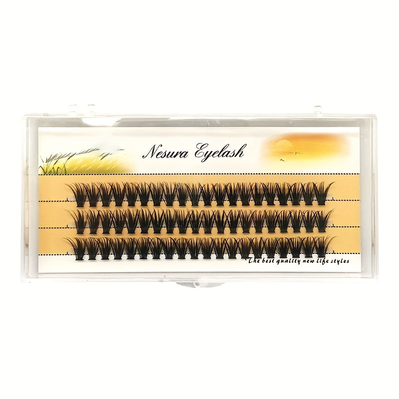 Mikiwilash 60 Bundles 40D Cluster Eyelash Extensions 0 07mm Mink