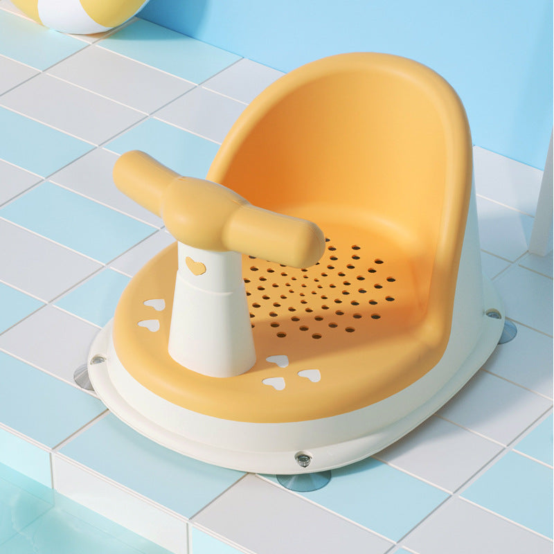 Newborn Baby Bath Chair Non Slip Tub Stool for Sitting & Lying