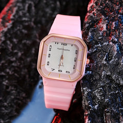 Square Quartz Watch For Women Academy Style