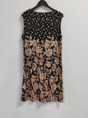 Boho Dress Women's Plus Floral Print Tank Dress