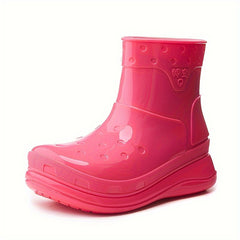 Women's Outdoor Rain Boots Non slip Mid Calf Water Shoes