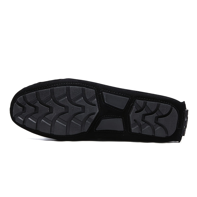 Men's Bowknot Moccasin Loafers Comfy Slip On Shoes