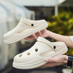 Men's Breathable Slip On Clog Sandals Casual Outdoor Walking Shoes