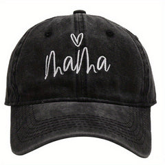 Mama Embroidery Baseball Cap Sun Hat Lightweight Distressed Sun Hats for Women