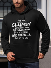 Men's Cozy Print Hooded Sweatshirt for Winter