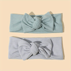 2pcs Baby Headband Butterfly Knot Elastic Newborn Hair Accessories