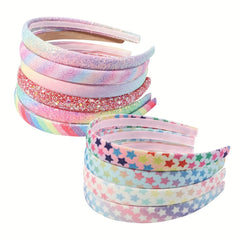 Gradient Sequined Star Hair Hoop Princess Headwear Hair Accessories