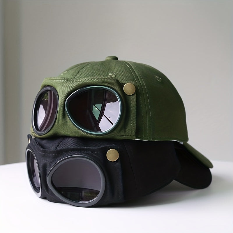 Aviator Baseball Cap Solid Vintage Couple Sun Hats
