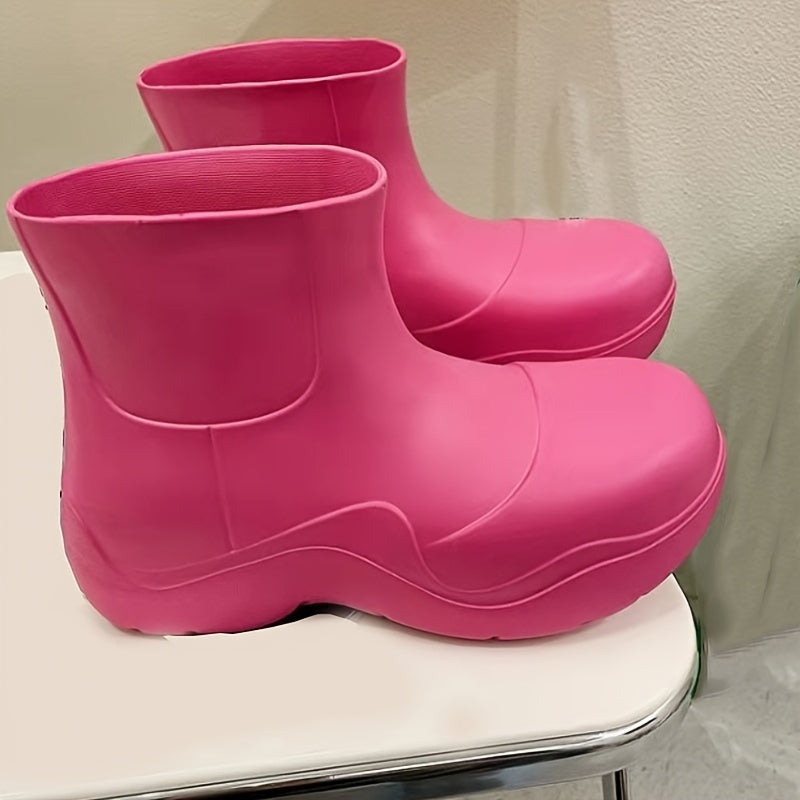 Women's Waterproof Lightweight Rain Boots, Non slip