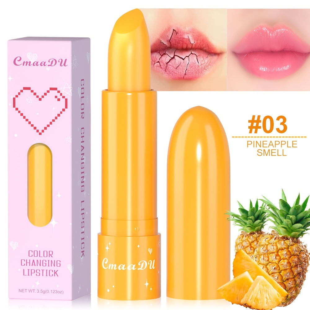 CmaaDu Fruit Flavored Moisturizing Lipstick Long Lasting