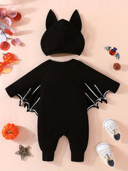 Baby Boys Halloween Animal Shape Cosplay Costume Bodysuit Hat