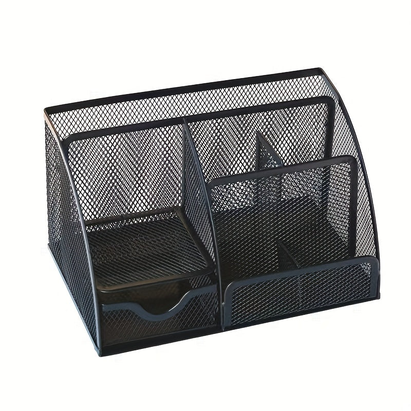 Metal Pen Holder Stationery Storage Box Back To School Supplies