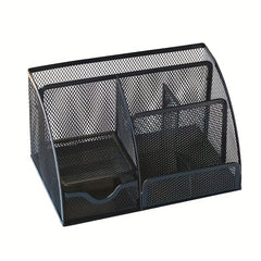 Metal Pen Holder Stationery Storage Box Back To School Supplies