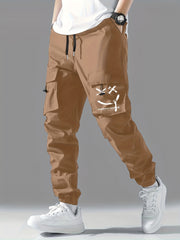 Men's Cargo Pants Drawstring Jogger Work Pants