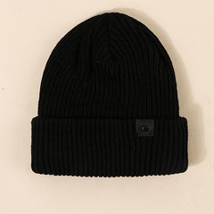 Embroidered Buckle Knit Hat Woolen Cap Unisex Hip hop Cap