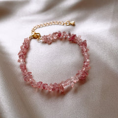 Natural Irregular Crystal Stone Bracelet for Gifting Loved Ones