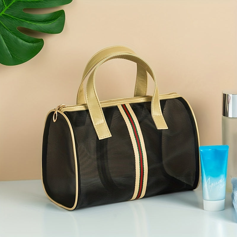 Mesh Makeup Bag Travel Bag Large Capacity Toiletry Bag For Cosmetics