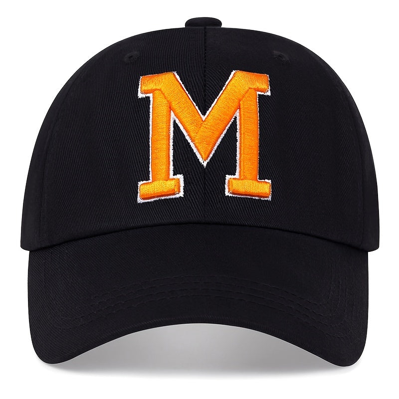 Men's M Letter Baseball Cap Tiger Hat
