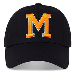 Men's M Letter Baseball Cap Tiger Hat