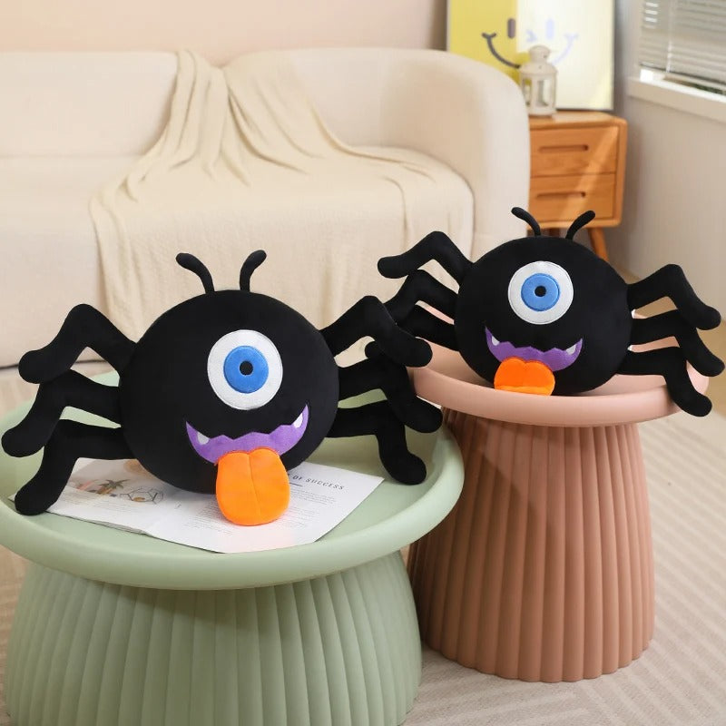 Halloween Spider Plush Toy Cute Cartoon Animal Doll Soft Fabric