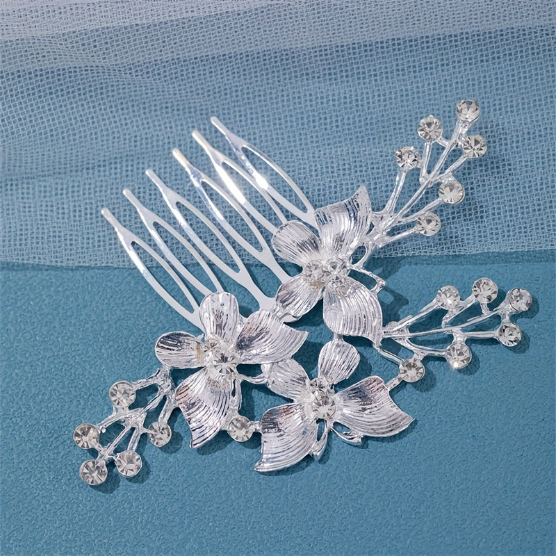 Girls Rhinestone Hairpin Crystal Butterfly Hairpin - Fairy Hair Access.