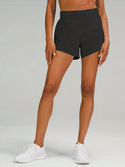 Solid Casual Summer Shorts With Pockets Women's Clothing