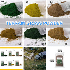 10G HO N Scale Terrain Ground Powder For Railway Military Landscape