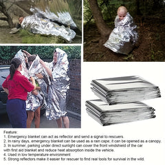 Waterproof First Aid Rescue Survival Blanket - Outdoor Camping Emergency Tool